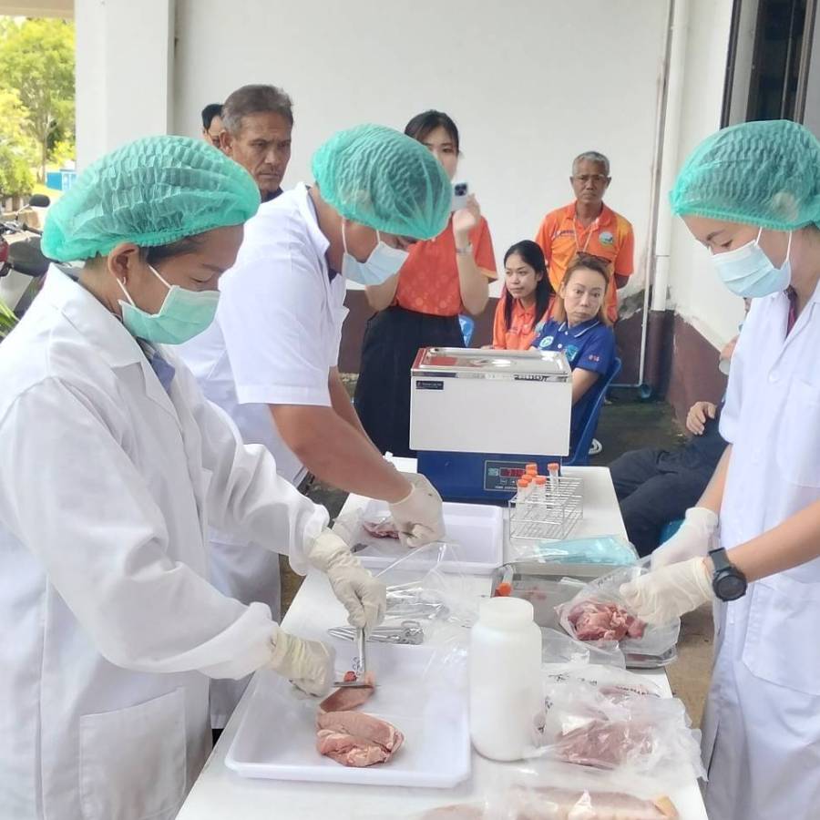 ดำเนินการโครงการแก้ไขปัญหาการใช้สารเร่งเนื้อแดงในภาคปศุสัตว์