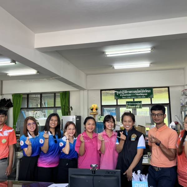 สำนักงานปศุสัตว์อำเภอท่าแซะ ร่วมต้อนรับคณะอาจารย์โรงเรียนสอาดเผดิมวิทยา