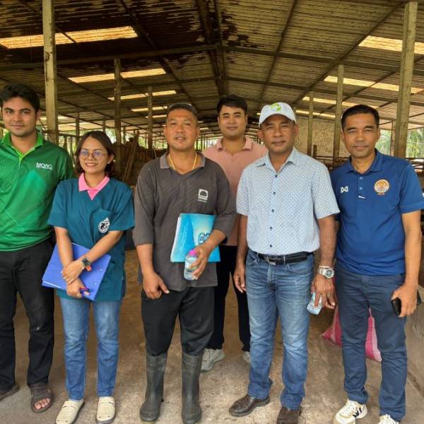 วางแนวทางในกระบวนการย้ายฝากตัวอ่อนโคเนื้อ สวนดวงดาวฟาร์ม ของนายทัศน์เทพ ทองเจิม